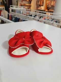 Sandalias rojas de moño chap t.14(01) - comprar online