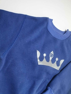 Buzo azul frisa de corona 5-6a(315) - comprar online