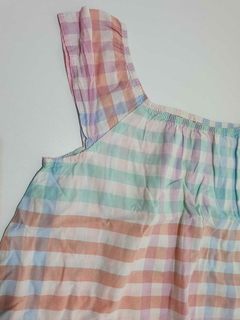 Musculosa a cuadros colores fino HyM 2a (79) - comprar online