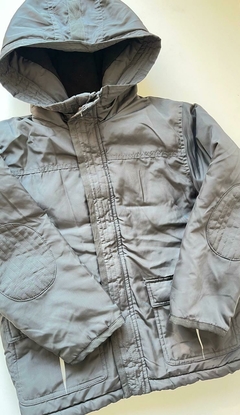 Campera inflable gris coniglio 8a(278)