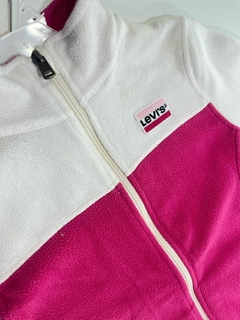 Campera polar blanca y rosa Levis 12a(204) en internet