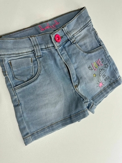 Short de jean celeste dibujos Chubby 5a(354) - comprar online