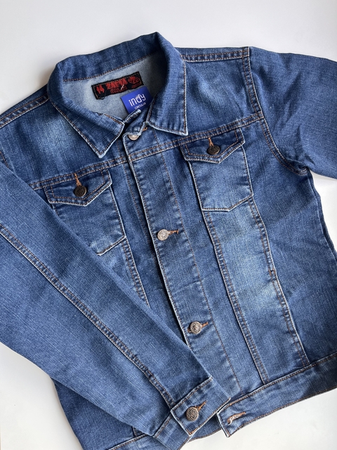 Campera de jean azul Zaeta t 14a (176)