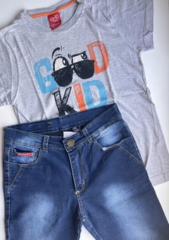 Remera gris "good kids" mc Grisino 9-10a(176)