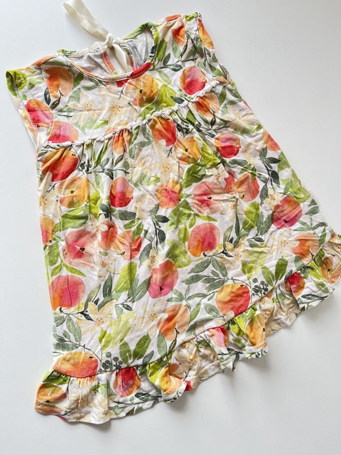 Vestido corto flores y frutas Mimo t9m (113)