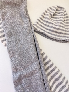 acDuo bufanda y gorrito gris Magdalena Esposito 6m (49) - comprar online
