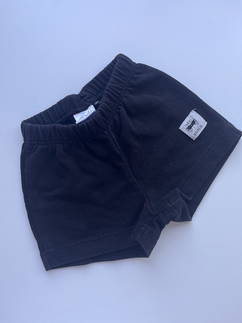 Short negro algodon rustico Broer t1-3m (48)
