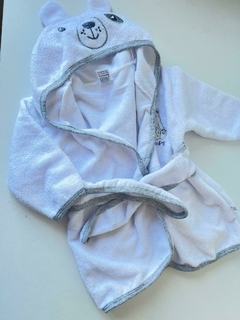 Toallon blanco con capucha michy baby TU (295)
