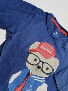 Remera ml azul de oso mimo 1a (110) - comprar online