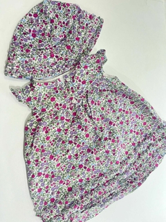 Duo flores vestido y piluso gap 3-6a(346) - comprar online