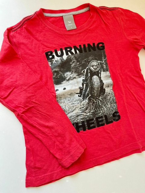 Remera ml roja imagen mimo 8a(10) - tienda online
