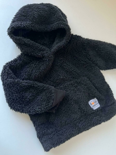 Buzo negro peludito grisino 3-4a(260)
