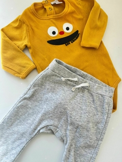 Body mostaza carita grisino 3-6M(01) - comprar online