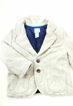 Saco gris doble forro algodon gap 6-12m(249)