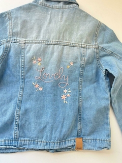 Campera de jean azul bordado cheeky 12a(289) - comprar online