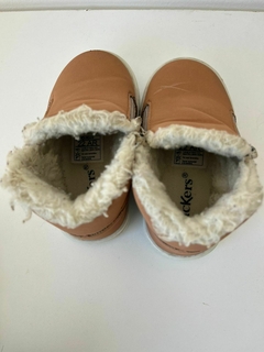 Botas marrones cierre peluditas kickers T.21(279) - Indy circular