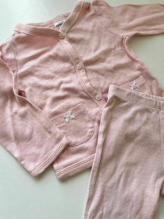 Conjunto rosa algodon campera y ranita carters 9m(255) - comprar online