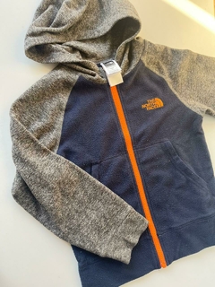 Campera polar azul con gris the north face 6a(292)