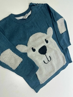 Cardigan azul tejido mimo 18m(351 ) - comprar online