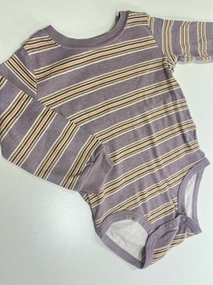 Body ml rayado morado Carters 2a(110) - comprar online