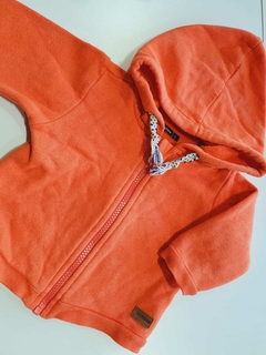Campera naranja frisa fina mimo 9m(70)