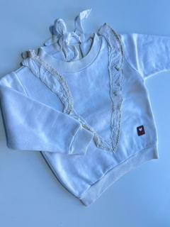 Buzo blanco volados Pandy 12m(147) - comprar online