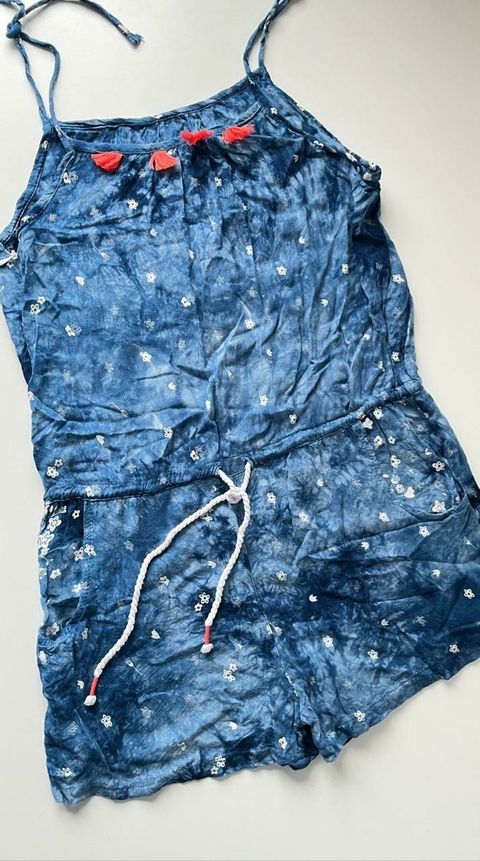 Mono corto musuclosa azul pompones felicia 14a(289)