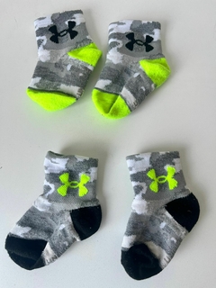 Medias verdes puntera negra under armour 6m (324) - comprar online