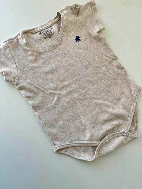 Body jaspeado mc beige babycottons 9m(01)