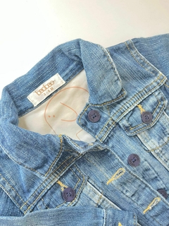 Campera de jean azul baobao 3-6m(62) - comprar online