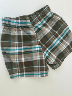 Short cuadros verde musgo carters 6m(251)