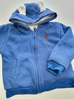 Campera azul de oso de corderito Gap 2a(85)