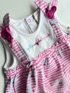 Rompers lineas rosas y corazones Agata ruiz de la prada 12m(83) - comprar online