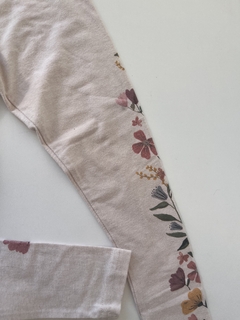 Calza beige con flores Primark t3-4a (85) en internet
