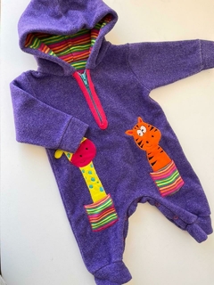Enterito violeta de lanilla Armando lio 3-6m(139)