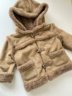 Tapado marron peludito oshkosh 9m(62)