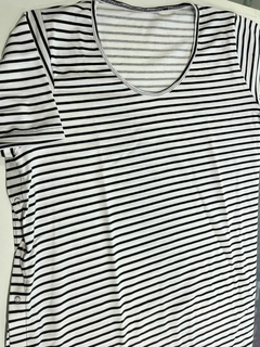 Remeron rayado blanco y negro mc Vridda T.3(357) - Indy circular