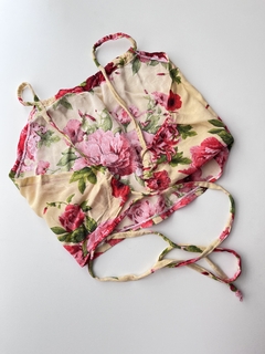 top beige con rosas - importado - T.10 (160) - comprar online