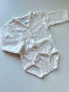 Body blanco ml broches al frente urban rn(276)