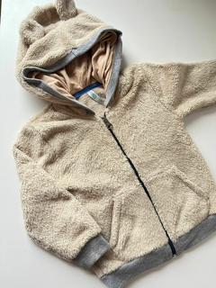 Campera peludita beige ostyn kids 3a(29)