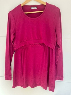 Remeras de algodon ml de maternidad ¿que sera? talle 5(270) - Indy circular