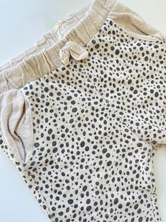 Pantalón animal print biege zara 12-18m(52)2da seleccion - comprar online