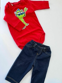 Body ml rojo dino grisino rn(233) - comprar online