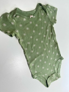 Bodys de algodon estampado mc carters 12m(169) en internet