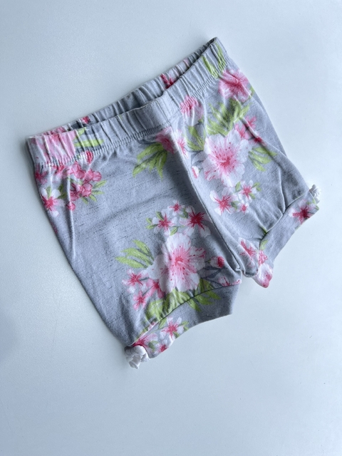 SHort gris flores Mimo t6m(81)