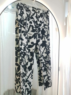 Pantalón blanco machas negras zara t.344(ci 25) - comprar online