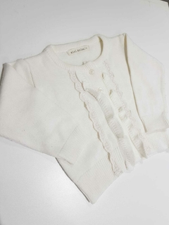 Saquito tejido gris Mini anima 12m(355)SEGUNDA SELECCION - comprar online