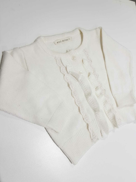 Saquito tejido gris Mini anima 12m(355)SEGUNDA SELECCION - comprar online