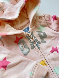 Campera rosa estrellas frisa gap 3-6m(255) - comprar online