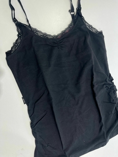 Camison negro musculosa ¿Que sera? T.4(357) - comprar online